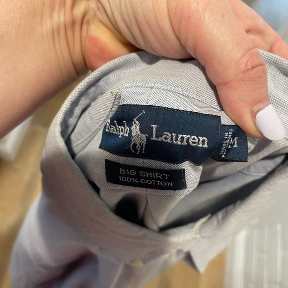 Polo by Ralph Lauren Men's Blue Shirt - Picture 8 of 8